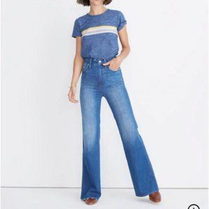 Madewell 11" High-Rise Flare Jeans